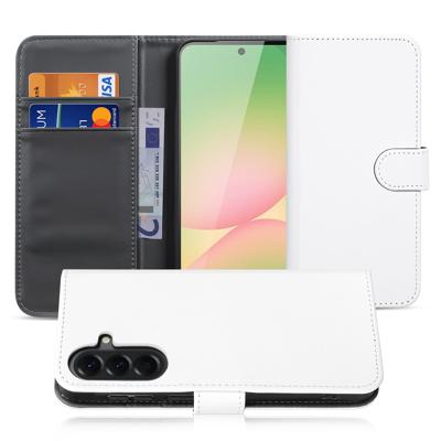 Book Case Hoesje Samsung Galaxy A57 Wit met Pasjeshouder