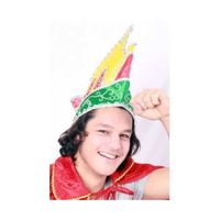 Prins Carnaval muts gekleurd voor volwassenen   - - thumbnail