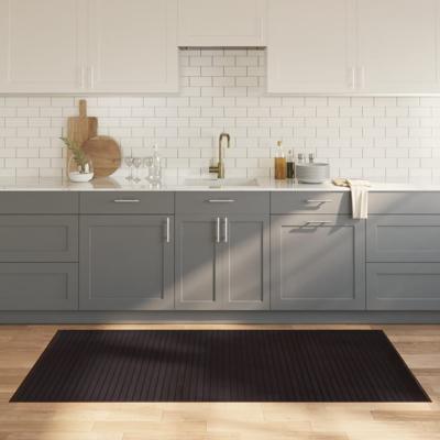 VidaXL Vloerkleed rechthoekig 100x200 cm bamboe donkerbruin