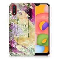 Hoesje maken Samsung Galaxy A01 Letter Painting