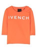 Givenchy Kids t-shirt en coton à logo imprimé - Orange