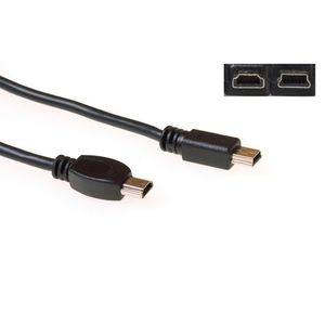 ACT SB2602 USB On the Go Kabel - USB Mini A5 Male/USB Mini B5 Male - 2 meter
