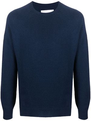 Jil Sander pull léger en laine vierge - Bleu