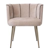 Nell Beige eetkamerstoel aphrodite beige strepen