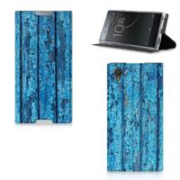 Sony Xperia L1 Book | Wallet Case | Wood Blue