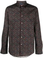 PS Paul Smith chemise à imprimé abstrait - Marron