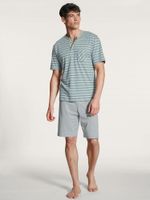 Calida Calida herenpyjama 41792 kort quarry grey