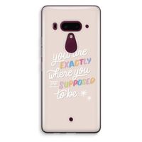 Right Place: HTC U12+ Transparant Hoesje