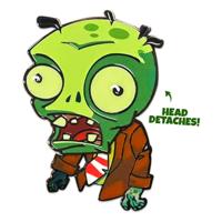 Plants vs. Zombies Pin Badge Zombie 5 cm Plants vs. Zombies Pin Badge Zombie 5 cm