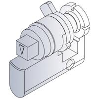 nVent SCHROFF 27230063 19 inch Deurcilinder voor patchkast