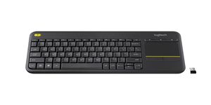 Logitech K400 Plus toetsenbord RF Draadloos QWERTY Nederlands Zwart