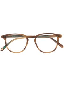 Garrett Leight lunettes de vue Brooks à monture carrée - Marron