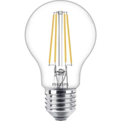 Philips LED 77777700 LED-lamp Energielabel E (A - G) E27 Peer 7 W = 60 W Warmwit (Ø x h) 6 cm x 110 mm 3 stuk(s)