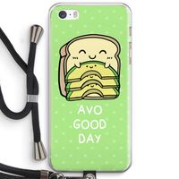 Avo Good Day: iPhone 5 / 5S / SE Transparant Hoesje met koord