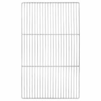 VidaXL Grillrooster zilver 67 x 40 cm roestvrij staal