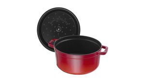 Staub Ronde Stoof-/Braadpan 28 cm Kersenrood