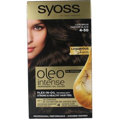 Syoss Color Oleo Intense 4-50 ijzig bruin haarverf