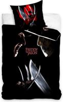 Warner bros. Dekbedovertrek Freddy Vs Jason 140 X 200 cm - 70 x 90 cm - Zwart - thumbnail