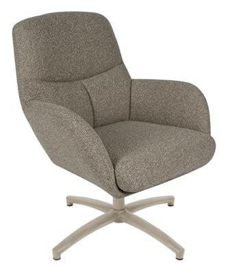 LABEL51 Draaifauteuil 'Chill Zone' Bouclé, kleur Grijs/Taupe