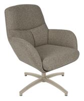 LABEL51 Draaifauteuil 'Chill Zone' Bouclé, kleur Grijs/Taupe