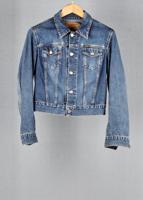 Diesel Blue vintage denim jacket in size M for Unisex