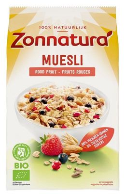 Muesli rood fruit bio