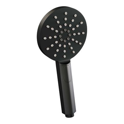 Badkraan Vrijstaand Brauer Black Carving met Handdouche 3-Standen Mat Zwart