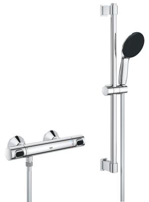 Grohe QuickFix Precision Flow Thermostatische douchemengkraan Chroom