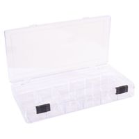 Opberg/sorteer box/dozen met 13 vakken 20 cm - thumbnail