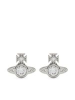 Vivienne Westwood boucles d'oreilles à plaque Orb - Argent - thumbnail