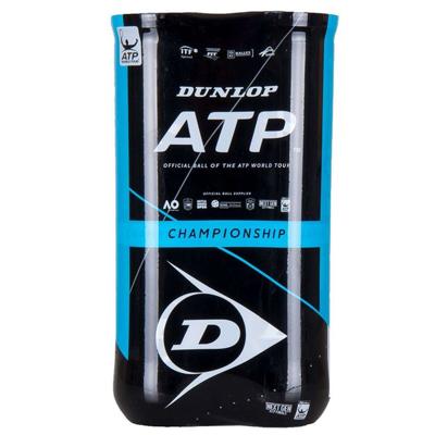 DUNLOP ATP CHAMPIONSHIP SLEEVE 2-TUBE PACK OF 4 TENNIS BALLS EACH