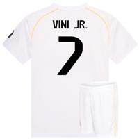 Real Madrid Voetbaltenue Vini JR. Thuis - 2025-2026 - Kind