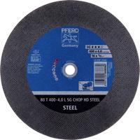PFERD TOOLS 80 T 400-4,0 L SG CHOP HD STEEL/25,4 66324080 Doorslijpschijf recht 400 mm 10 stuk(s) Getemperd staal, Staal