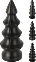 everlands kunstkerstboom mangohout h15cm zwart