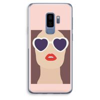 Red lips: Samsung Galaxy S9 Plus Transparant Hoesje