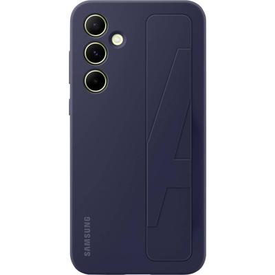 Samsung Standing Grip Case Backcover Samsung Galaxy A55 5G Zwart Stootbestendig