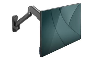 Digitus DA-90425 Monitor-wandbeugel 1-voudig 5,1 cm (2) - 304,8 cm (120) Zwart Uittrekbaar, Draaibaar, In hoogte verstelbaar, Kantelbaar, Kantelbaar en