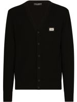 Dolce & Gabbana cardigan en cachemire mélangé - Noir