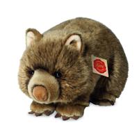 Knuffeldier Wombat - zachte pluche stof - premium kwaliteit knuffels - bruin - 26 cm   - - thumbnail