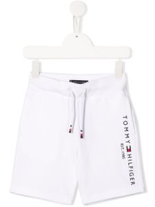 Tommy Hilfiger Junior pantalon de jogging à logo - Blanc