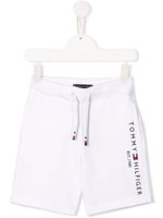 Tommy Hilfiger Junior pantalon de jogging à logo - Blanc