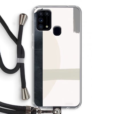 Baca: Samsung Galaxy M31 Transparant Hoesje met koord