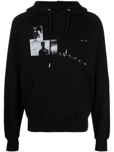 HELIOT EMIL hoodie à imprimé graphique - Noir