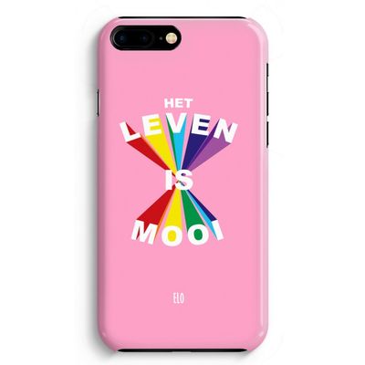 Het Leven Is Mooi: iPhone 8 Plus Volledig Geprint Hoesje