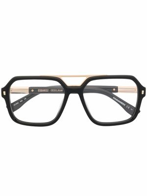 DSQUARED2 EYEWEAR lunettes de vue à monture carrée - Noir