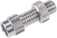 Fix-Nippel afstelbout adjust.screw w.knurled nut f.cabn.adjust.arm