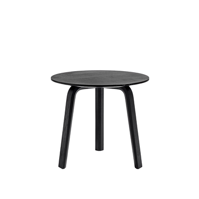 HAY Bella bijzettafel Ø45 H39 zwart gelakt eiken