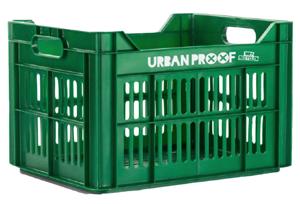 Urban Proof Fietskrat 30 liter Gerecycled Kunststof Army Green