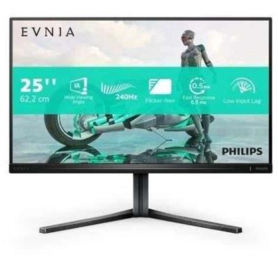 PC Gaming Monitor - Philips - 24,5'' - FHD - Snelle VA - 0,5 ms - 240 Hz - Draaibaar/In hoogte verstelbaar - 25M2N3200W