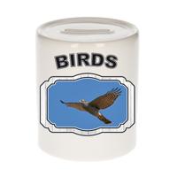 Dieren vliegende havik roofvogel spaarpot - birds/ vogels spaarpotten kinderen 9 cm